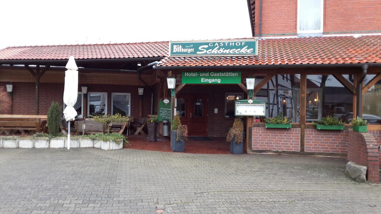 Landgasthof Schoenecke Wahrenholz Exterior foto